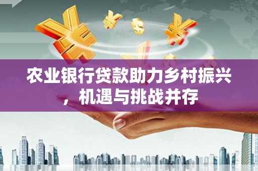 同心农业银行贷款助力乡村振兴，机遇与挑战并存