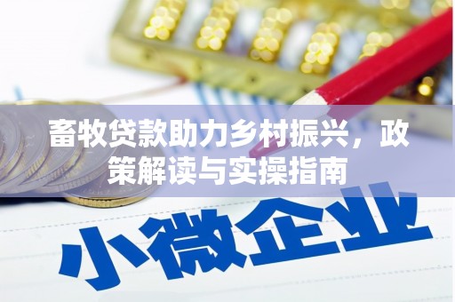 同心畜牧贷款助力乡村振兴，政策解读与实操指南