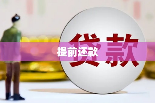 同心提前还款